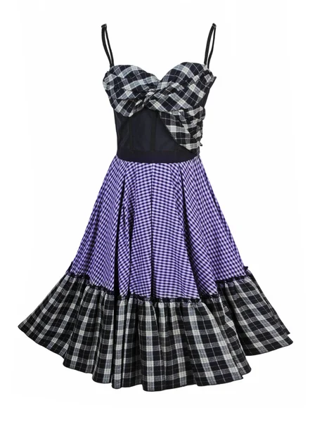 Violet dress — Stock Photo, Image