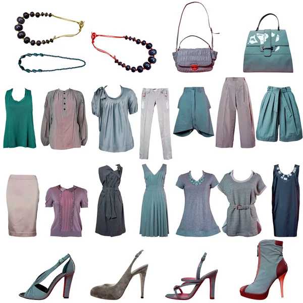 Collection of clothing and accessories Stock Photo by ©evaletova 10514190