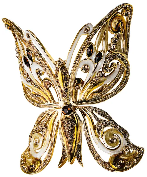 Gold butterfly — Stock Photo, Image