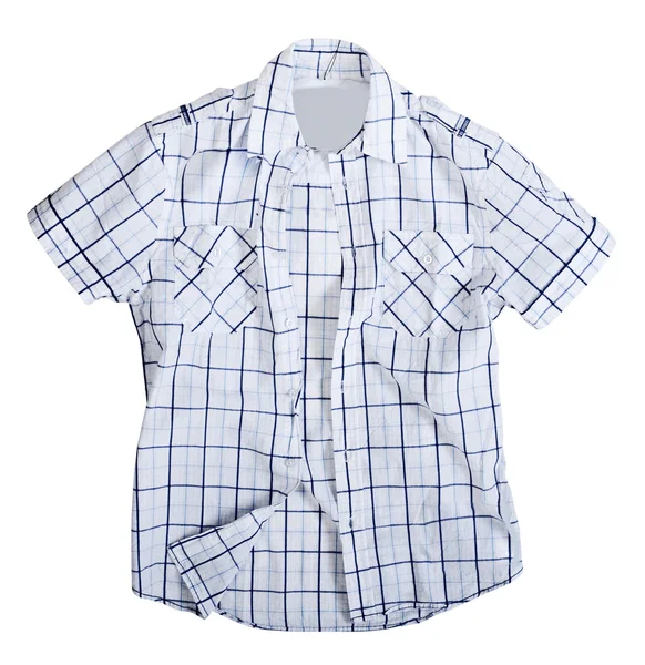 Checkered shirt Stock Image