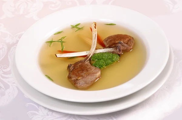 Lamb bone soup — Stock Image Lamb bone soup Royalty Free Stock Photos
