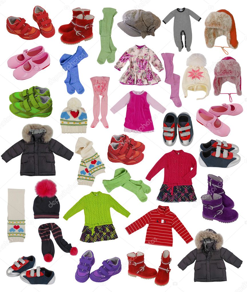 Collection of children clothes