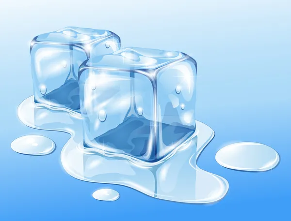 Ледяные кубы — стоковый вектор