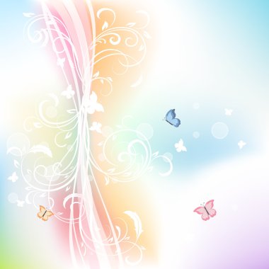 Summer background clipart