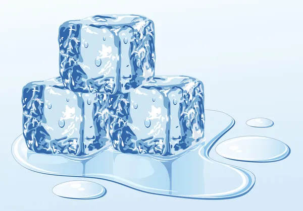 Kostki lodu — Wektor stockowy