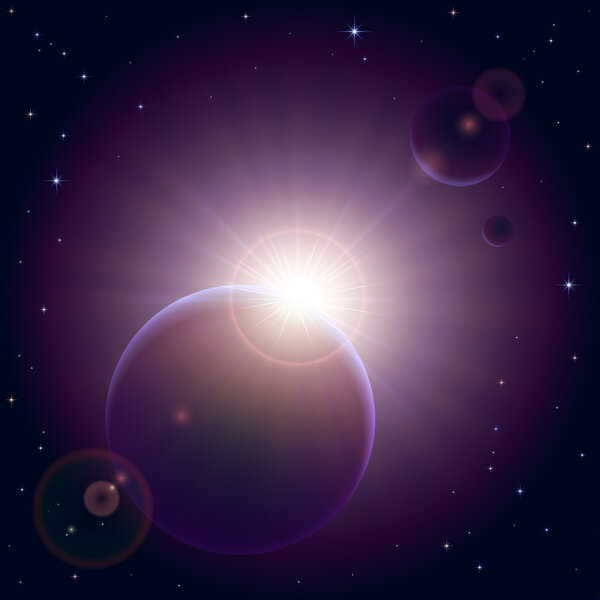 вид на пространство
