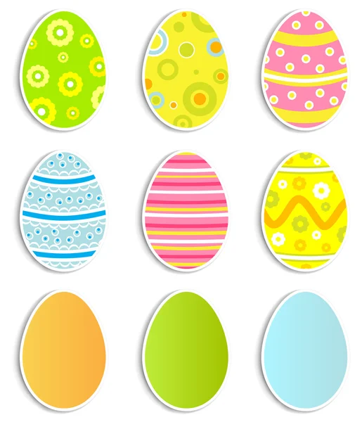 Paskalya yumurtası koleksiyonu — Stok Vektör