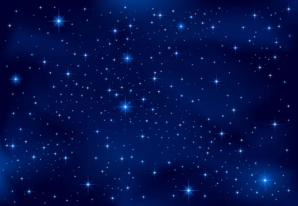 Night sky — Stock Vector