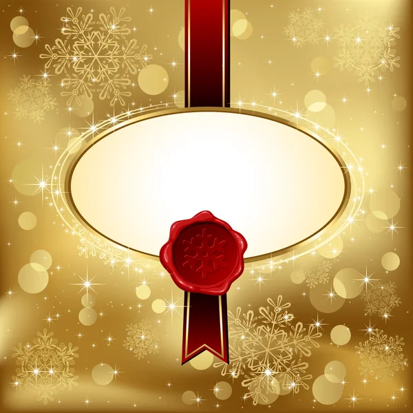 Sceau de Noël — Image vectorielle