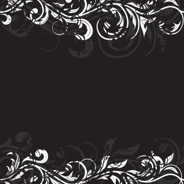 Black grunge background clipart