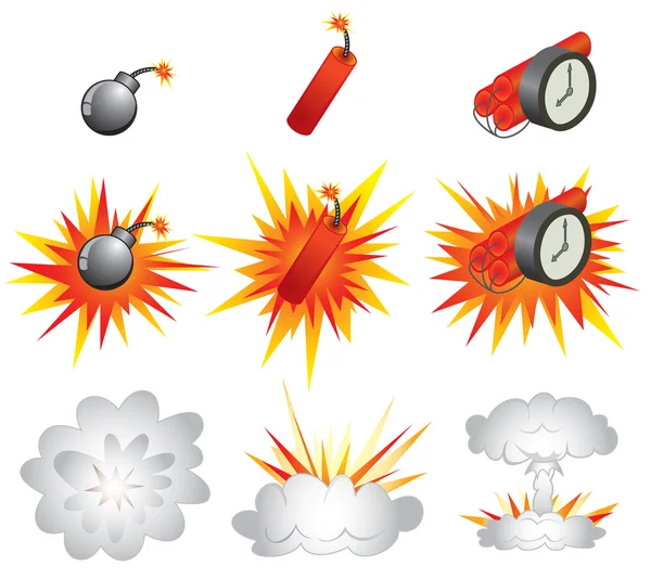 Explosif — Image vectorielle