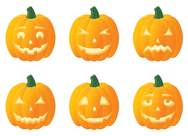 stock vector Pumpkins