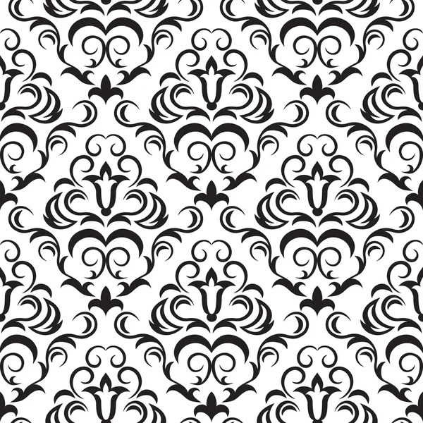 Black seamless wallpaper — Stock Vector