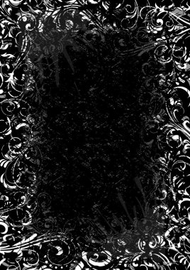 Black grunge background clipart