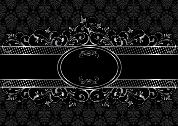 Schwarzer gotischer Hintergrund — Stockvektor