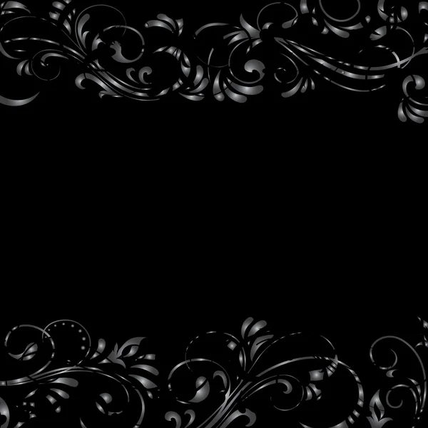 Чорна гранжева вінтажна рамка — стоковий вектор