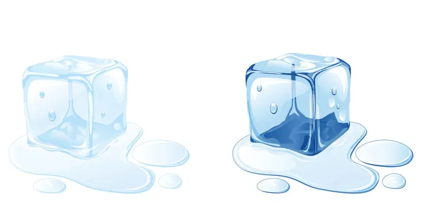 Куб льда — стоковый вектор