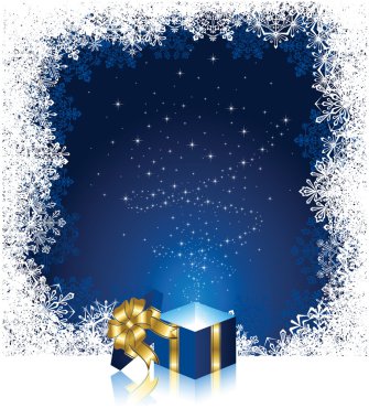 Magic Gift box clipart