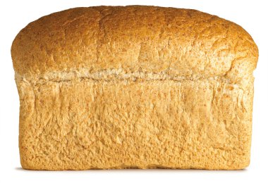 Granary loaf isolated on white with clipping path clipart