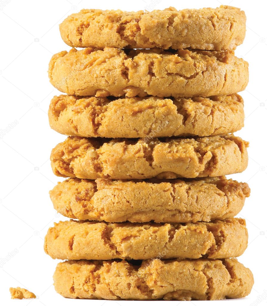 Stack of tasty biscuits