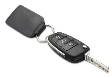 Car key and fob shallow dof with clipping path clipart