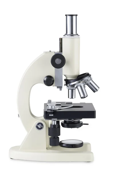 Mikroskop (ścieżka przycinająca) — Zdjęcie stockowe