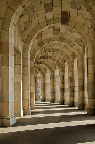 stock image Walkway with arches