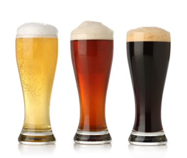 Three cold beer clipart