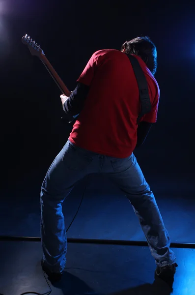 Pemain gitar di atas panggung — Stok Foto