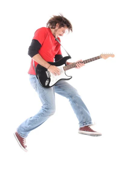 stock image Guitar player flying