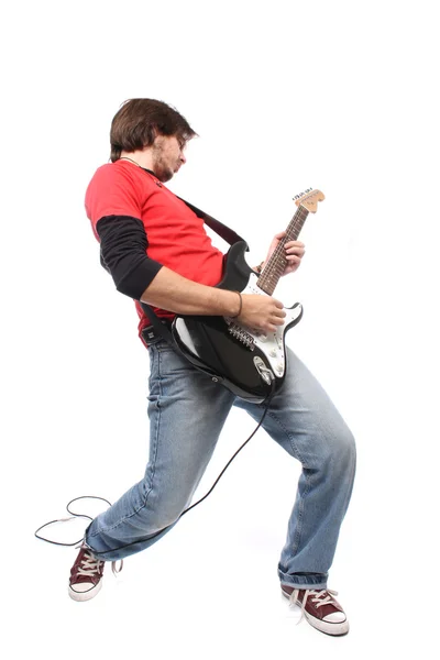 Rock and roll player — Stock Photo, Image