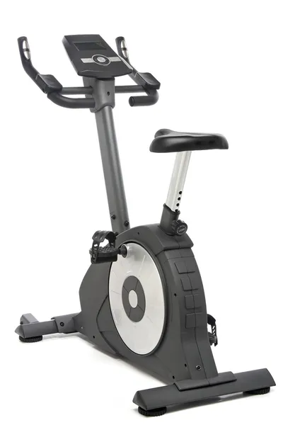 Stationary bike, gym machine — Stock Photo, Image