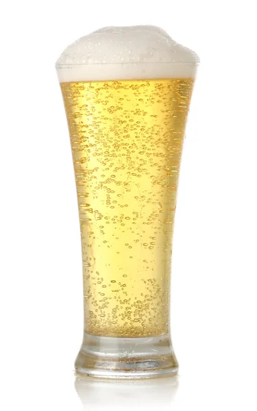 Soğuk bira bardağı. — Stok fotoğraf