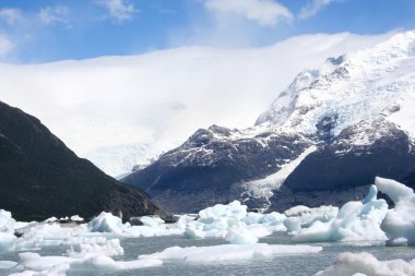 Arjantin güneyinde Patagonya peyzaj