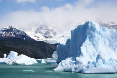 Arjantin güneyinde Patagonya peyzaj