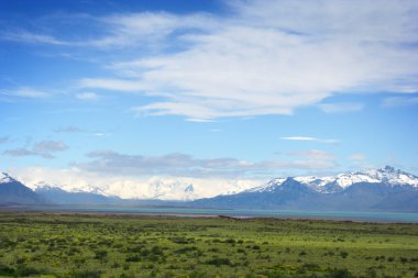 Arjantin güneyinde Patagonya peyzaj