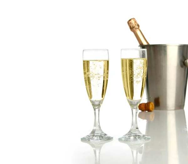 Şampanya ile kutlama — Stok fotoğraf