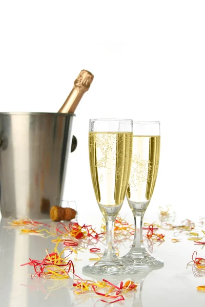 シャンパンでお祝い — ストック写真