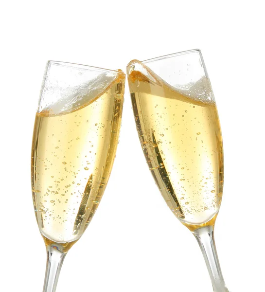 Celebration toast with champagne — Stock Photo, Image
