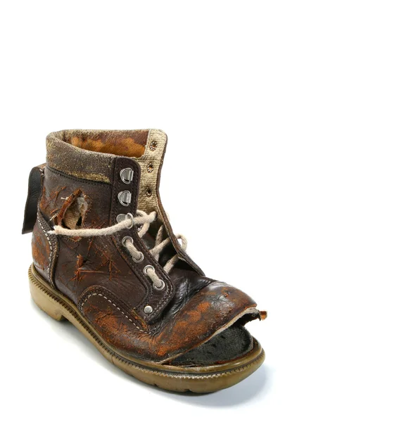 stock image Old and bronken shoe.