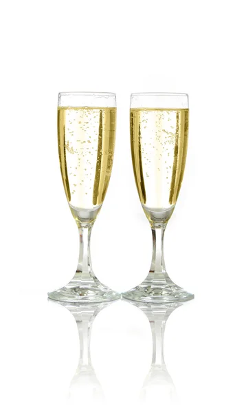 Celebration with champagne Stock Image