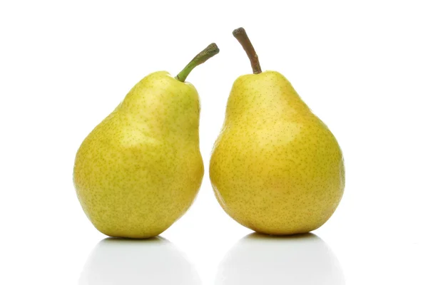 Ett par gula päron — Stockfoto