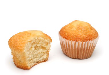 Two delicious muffins clipart
