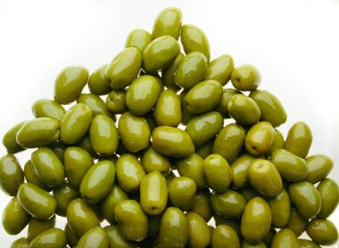 Delicious group of shinny olives clipart