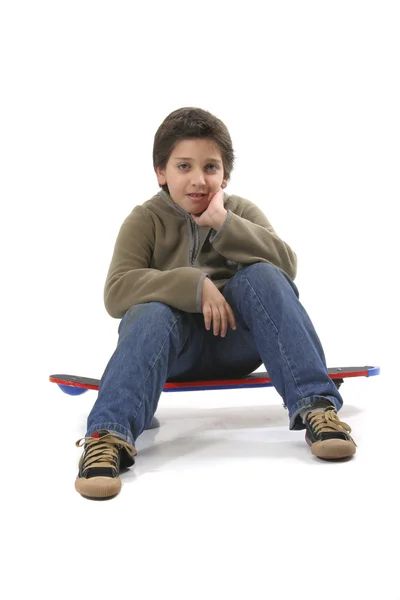 Bello skater boy — Foto Stock
