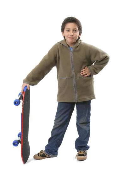 クールなスケーターの少年 — ストック写真