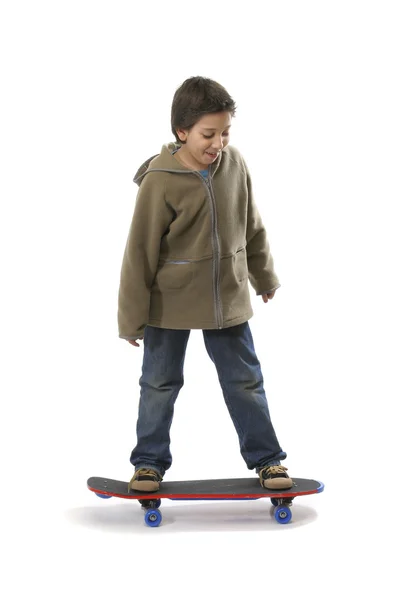 Rapaz patinador legal — Fotografia de Stock