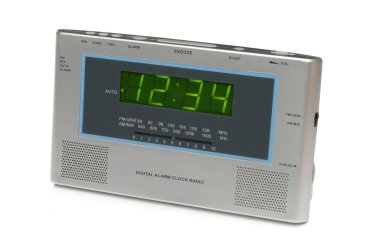 Digital alarm clock clipart