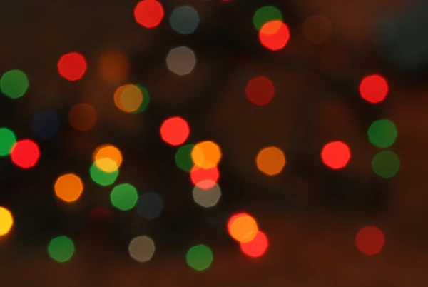 クリスマスライトの背景 — ストック写真