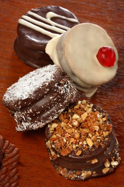 Słodko czekoladowe cukierki — Zdjęcie stockowe